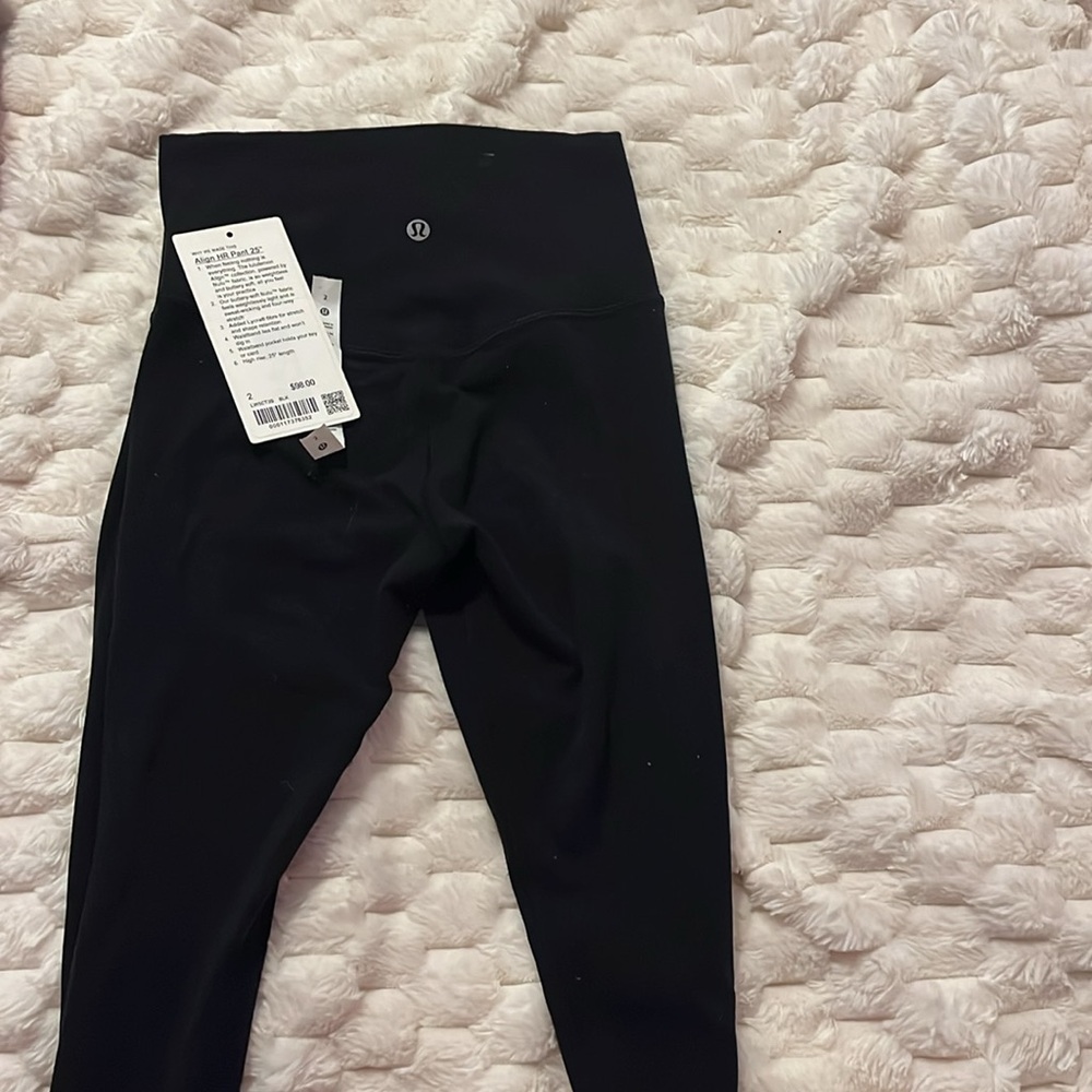 Lululemon Womens Align HR Pant 25’’ Size 2 Black